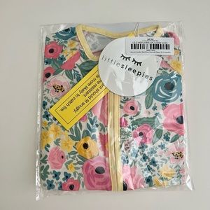 NIB NWT Little Sleepies Secret Garden Bamboo Viscose Zippy | 6-12 Months
